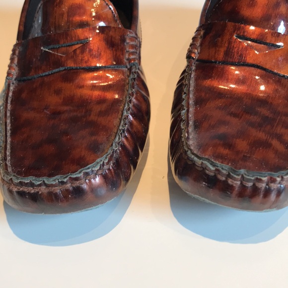 Cole Haan women’s brown patent leather penny loafers size 6.5 AA - Picture 10 of 15